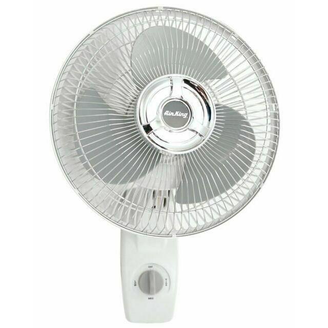 Climate - 12 Inch Oscillating Wall Mount Fan by Air King - 046013332608- Gardin Warehouse