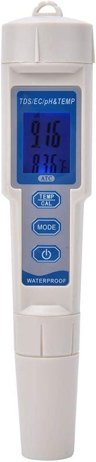 Accessories - 4 in 1 Digital PH/TDS/EC/Temperature Water Quality Meter - Gardin Warehouse