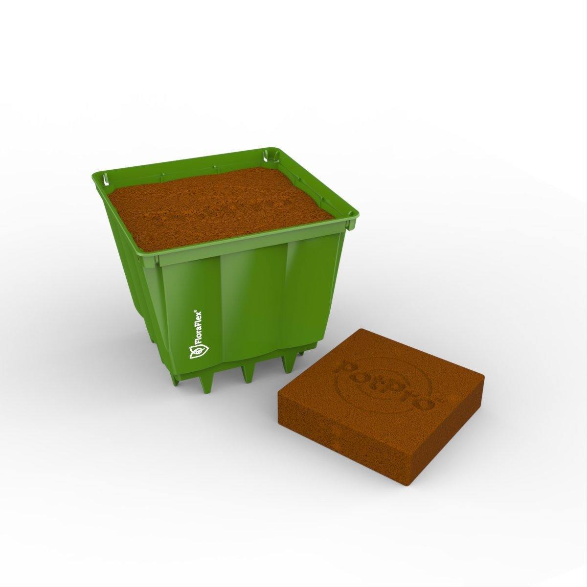 Soil, Media & Amendments - 6in PotPro Cube (4.7 in Cube Size) by FloraFlex - Gardin Warehouse