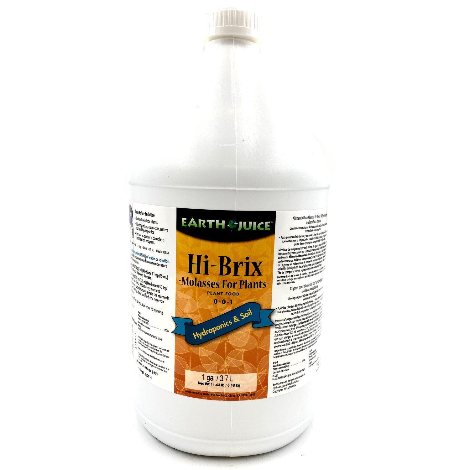 Nutrients, Additives & Solutions - Earth Juice Hi-Brix Molasses for Plants, Qt - 727644083038- Gardin Warehouse