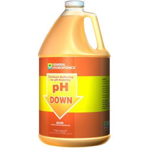 Nutrients, Additives & Solutions - General Hydroponics pH Down - 793094015332- Gardin Warehouse