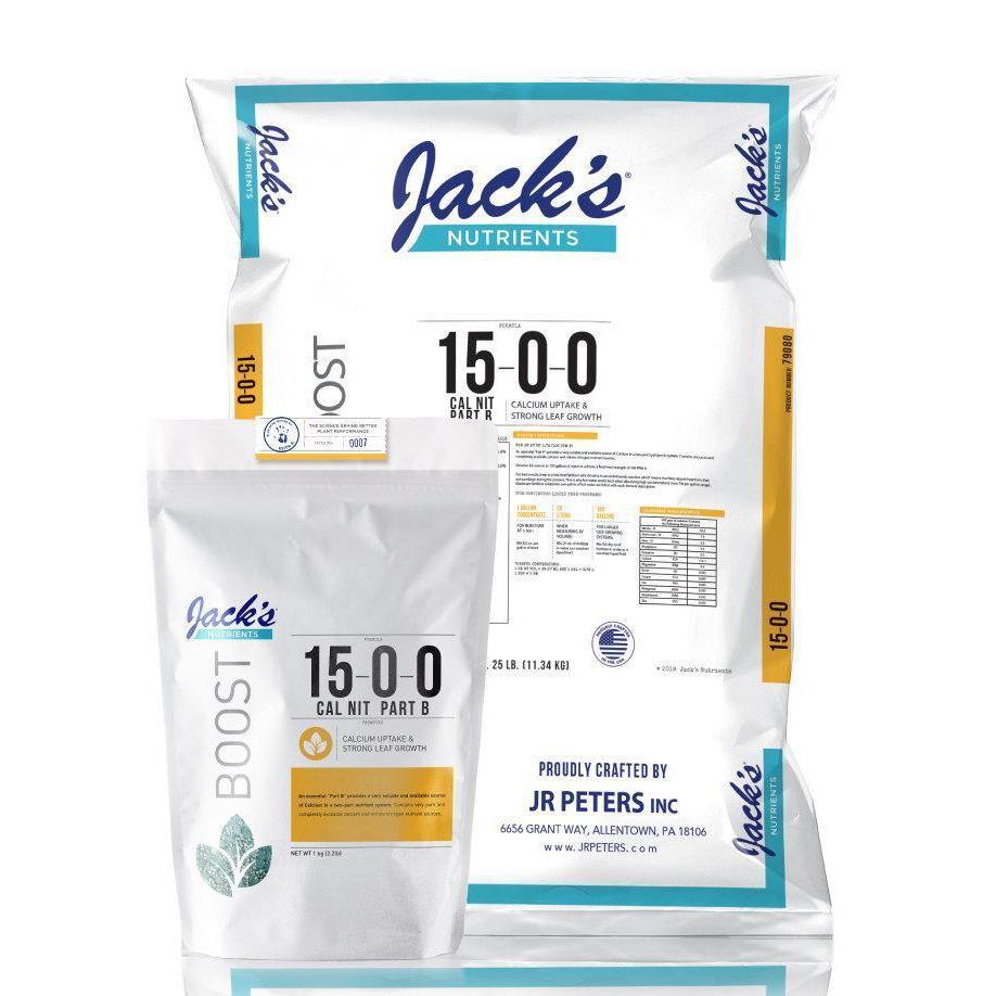 Nutrients, Additives & Solutions - Jack's Nutrients - Part B | 15-0-0 - 671341790815- Gardin Warehouse