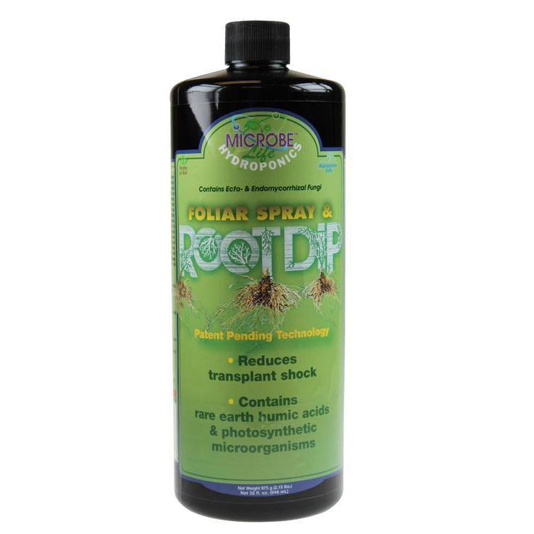 Nutrients, Additives & Solutions - Microbe Life Foliar Spray & Root Dip, Qt - Gardin Warehouse