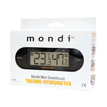 Accessories - Mondi Mini Greenhouse Thermo-Hygrometer - 876395001034- Gardin Warehouse
