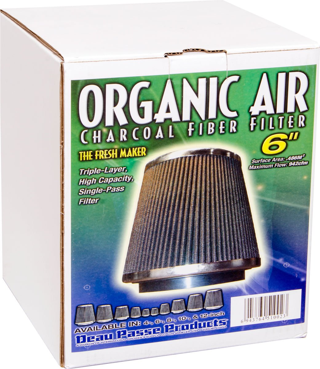 Climate - Phat Charcoal Fiber Odor Filter, Organic Air - Gardin Warehouse