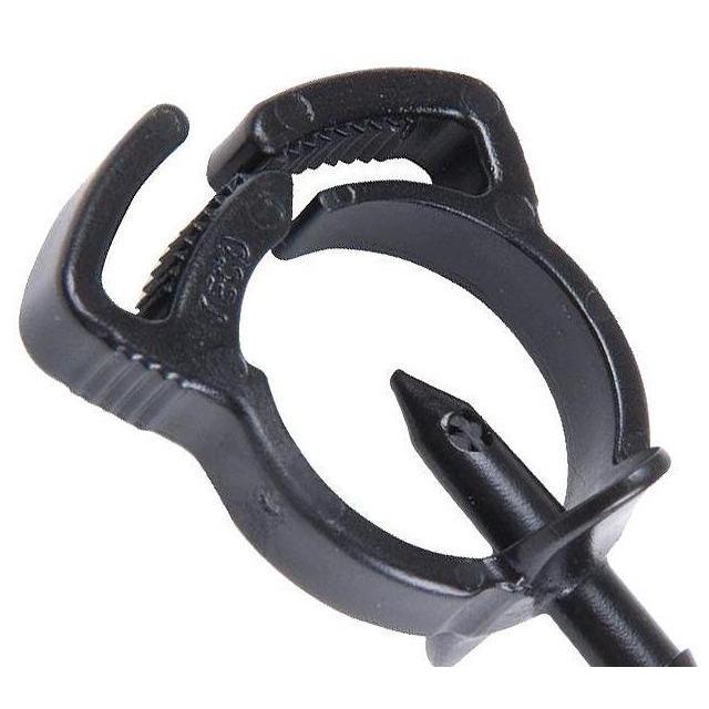 Hydroponics - Ratchet Clamp with Insert Connector 1/4in Barb for 1/2in Hose - Gardin Warehouse